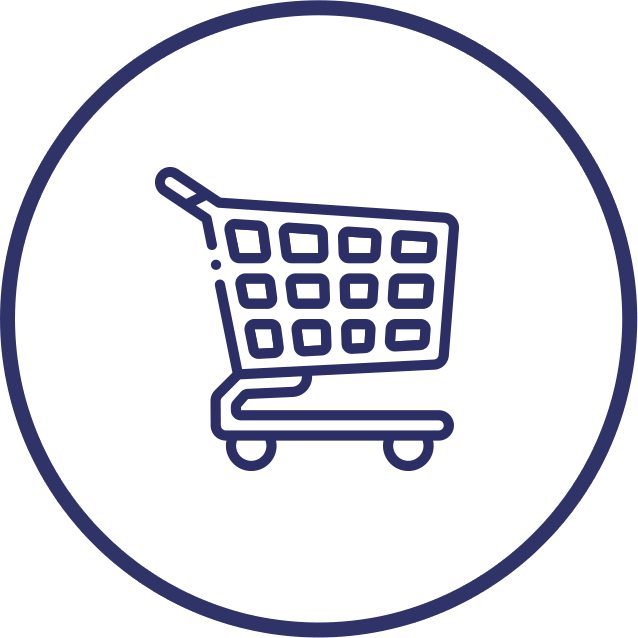 Icona carrello della spesa